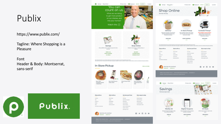 Publix brand color case study by Katherine Delorme.